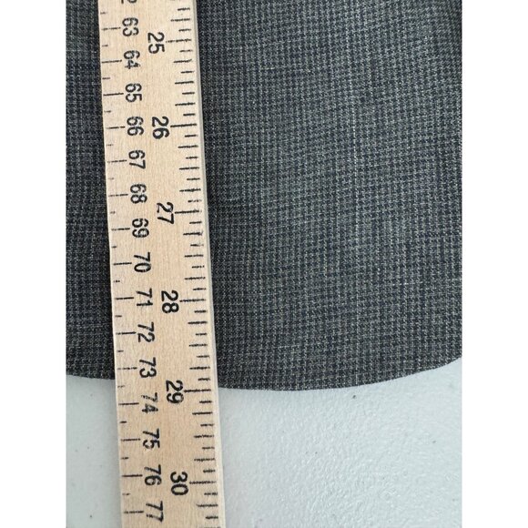 Zara 100% Linen mens plaid 2 button blazer tailored office sz 38 (M) - Picture 7 of 9